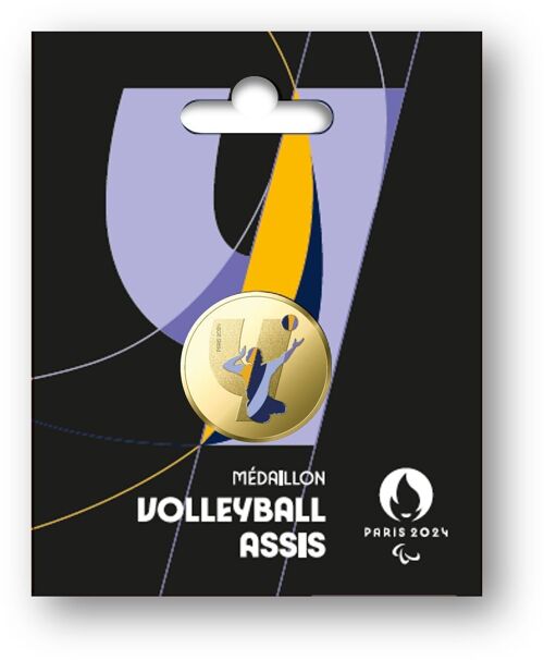 Médaille JO 2024 Paralympique Volleyball Assis