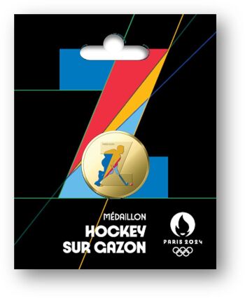 Médaille JO 2024 Olympique Hockey Sur Gazon