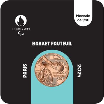 1/4 d'Euro JO 2024 Basket Fauteuil