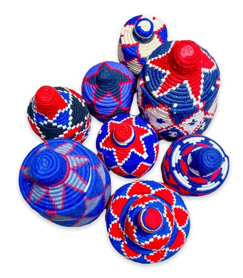 Berber Baskets - Bleu | Blanc | Rouge