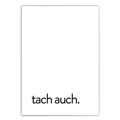 tach auch - Spruch Bild