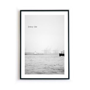 Brouillard au port - Affiche de Hambourg 4