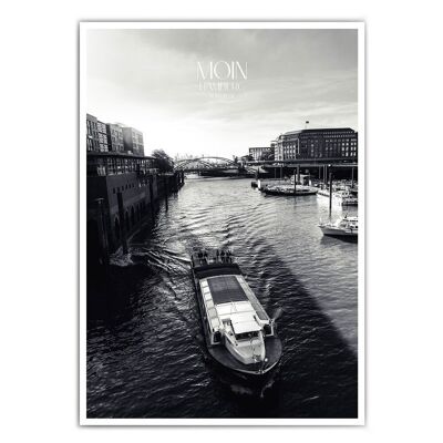 Moin Hamburg Schiff - Poster