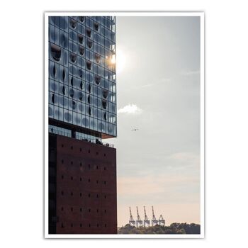 Vue depuis la Philharmonie de l'Elbe - Hambourg Poster 1