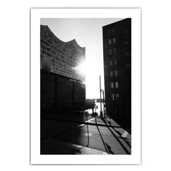 Street Sun Elbphilharmonie - Hambourg Poster 4