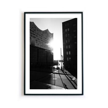 Street Sun Elbphilharmonie - Hambourg Poster 5