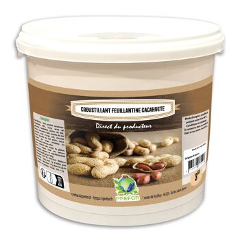 Croustillant feuillantine cacahuete seau 3kg