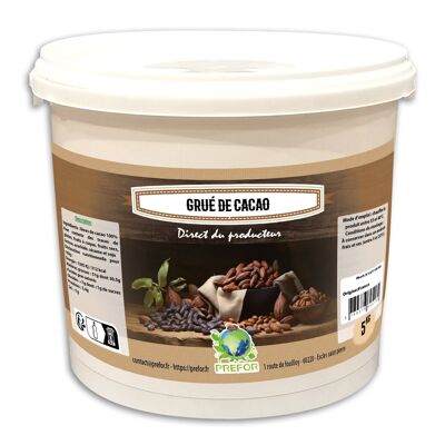 Secchiello di granella di cacao da 5kg