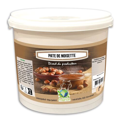 pate de noisette seau 1kg