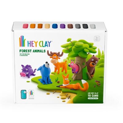 HeyClay - 15022 Animales del Bosque 15 latas