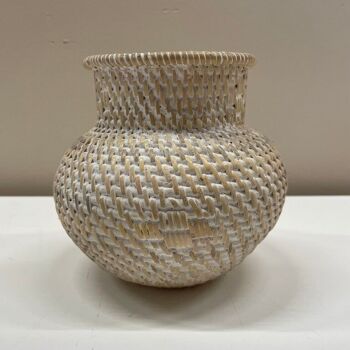 Vase Rotin Sphère Mini 4