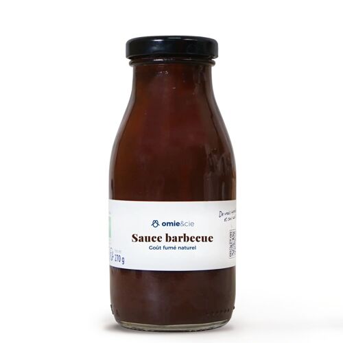 Sauce barbecue bio au goût fumé naturel - tomates plein champs du sud de la France - 270 g