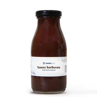 Salsa barbacoa ecológica con sabor ahumado natural - tomates de campo del sur de Francia - 270 g