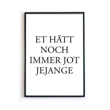 Jot Jejange - Proverbe d'affiche de Cologne 2