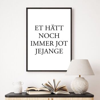 Jot Jejange - Proverbe d'affiche de Cologne 3