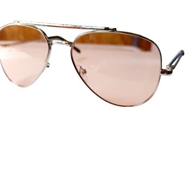 Kindersonnenbrille Pilot rosa