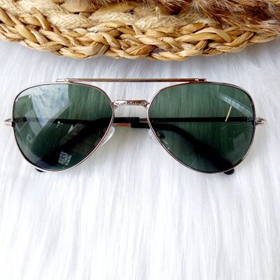 Children's sunglasses Pilot green