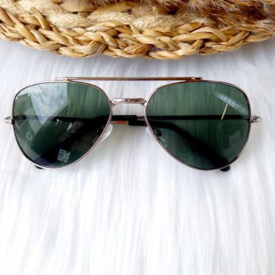 Lunettes de soleil enfant Pilot vert