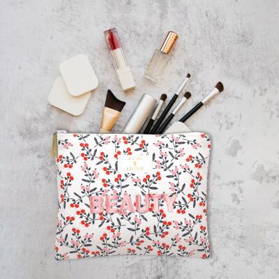 Pochette de toilette Femme (21x17) - Coton Broderie