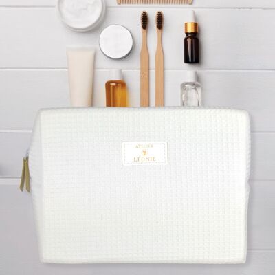 Women's toiletry bag (21x15x10) - Honeycomb