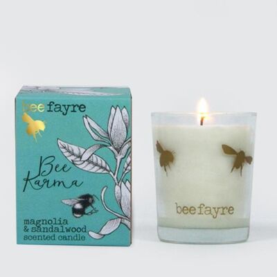 Beefayre Magnolia & Sandalwood Votive 9cl Candle