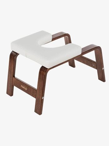 Tabouret de Yoga FeetUp Headstand - Blanc Chocolat 2