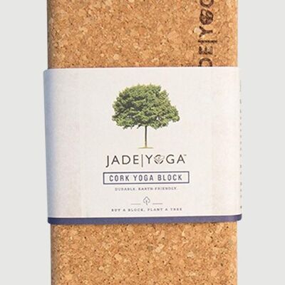 Jade Yoga Cork Yoga Block Large