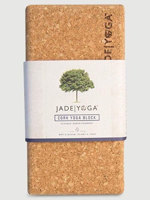 Jade Yoga Cork Yoga Block Small