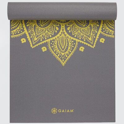Esterilla de yoga Gaiam Premium Citron Sundial de 6 mm