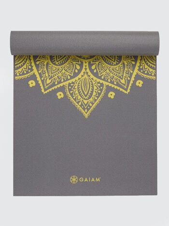 Gaiam Premium Citron Sundial Tapis de Yoga 6mm 1