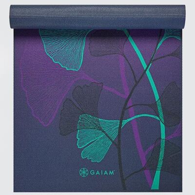 Gaiam Premium Lily Shadows Yoga Mat 6mm