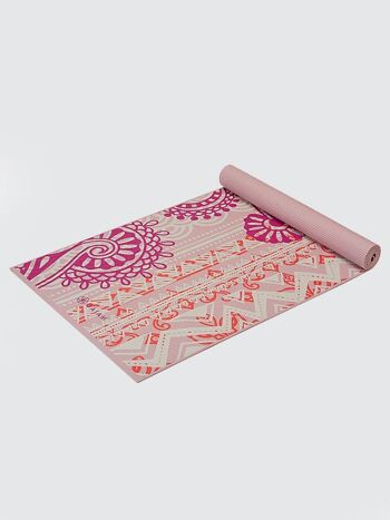 Gaiam Bohemian Rose Tapis de Yoga 4mm 3