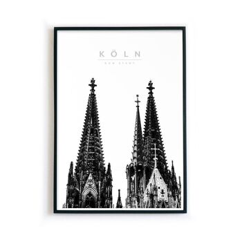 Photo des tours de la cathédrale de Cologne 2