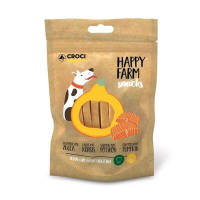 Snack para perros Salmón y Calabaza - Happy Farm