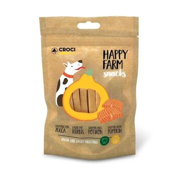 Snack pour chiens Saumon et Citrouille - Happy Farm 1