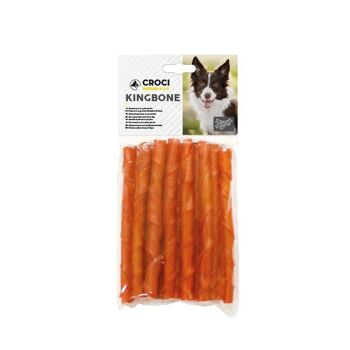 Snack pour chien en bâtonnet de bacon torsadé - King Bone