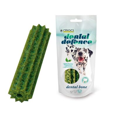 Snack d'hygiène buccale pour chien - Dental Defense Bone Mint