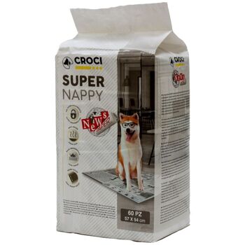 Tapis hygiéniques pour chiens - Super Nappy Newspaper 7