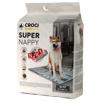 Tapis hygiéniques pour chiens - Super Nappy Newspaper 8