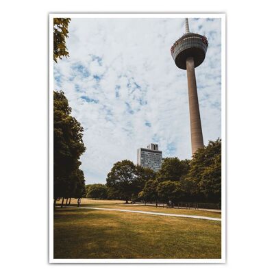 Tower on the green belt - Cologne Poster