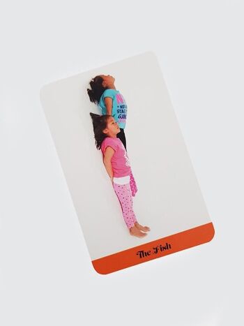 Ensemble de cartes et d'affiches de yoga Chiball In Balance 7