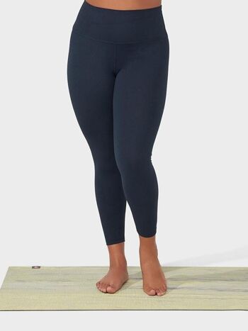 Manduka Foundation Legging de yoga taille haute avec poche pour femme - Bleu marine 5