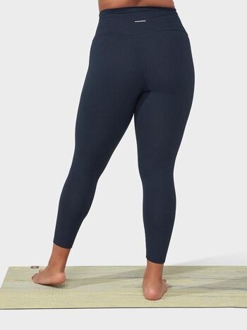 Manduka Foundation Legging de yoga taille haute avec poche pour femme - Bleu marine 6