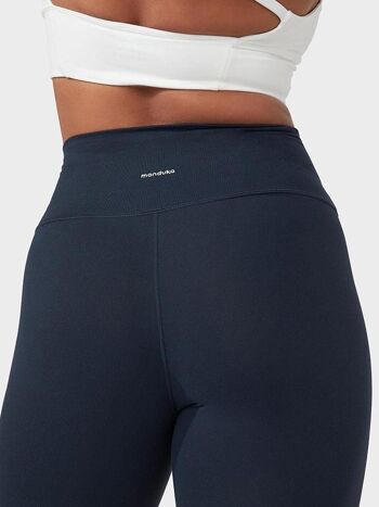 Manduka Foundation Legging de yoga taille haute avec poche pour femme - Bleu marine 7