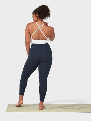 Manduka Foundation Legging de yoga taille haute avec poche pour femme - Bleu marine 9