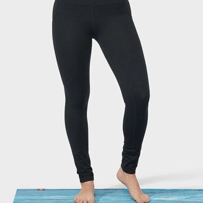 Manduka Renew Damen High Rise Yoga Leggings mit Tasche - Schwarz