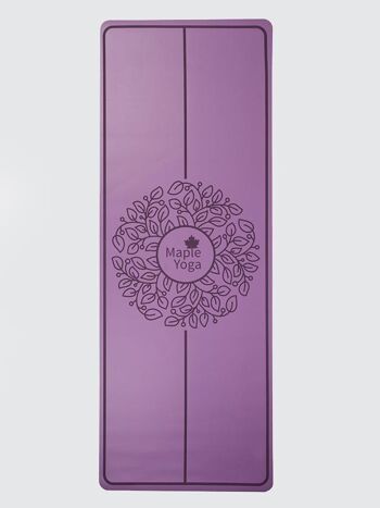 Yoga en érable The Grip Tree Mandala Yoga Mat 4mm 12