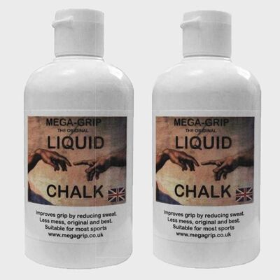 Mega-Grip Liquid Chalk 250ml Twin Pack