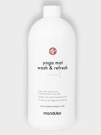 Nettoyant et rafraîchissant pour tapis de yoga Manduka - 32 oz (946 ml) 2