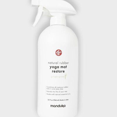 Nettoyant pour tapis de yoga Manduka Natural Rubber Restore - 32 oz (946 ml)